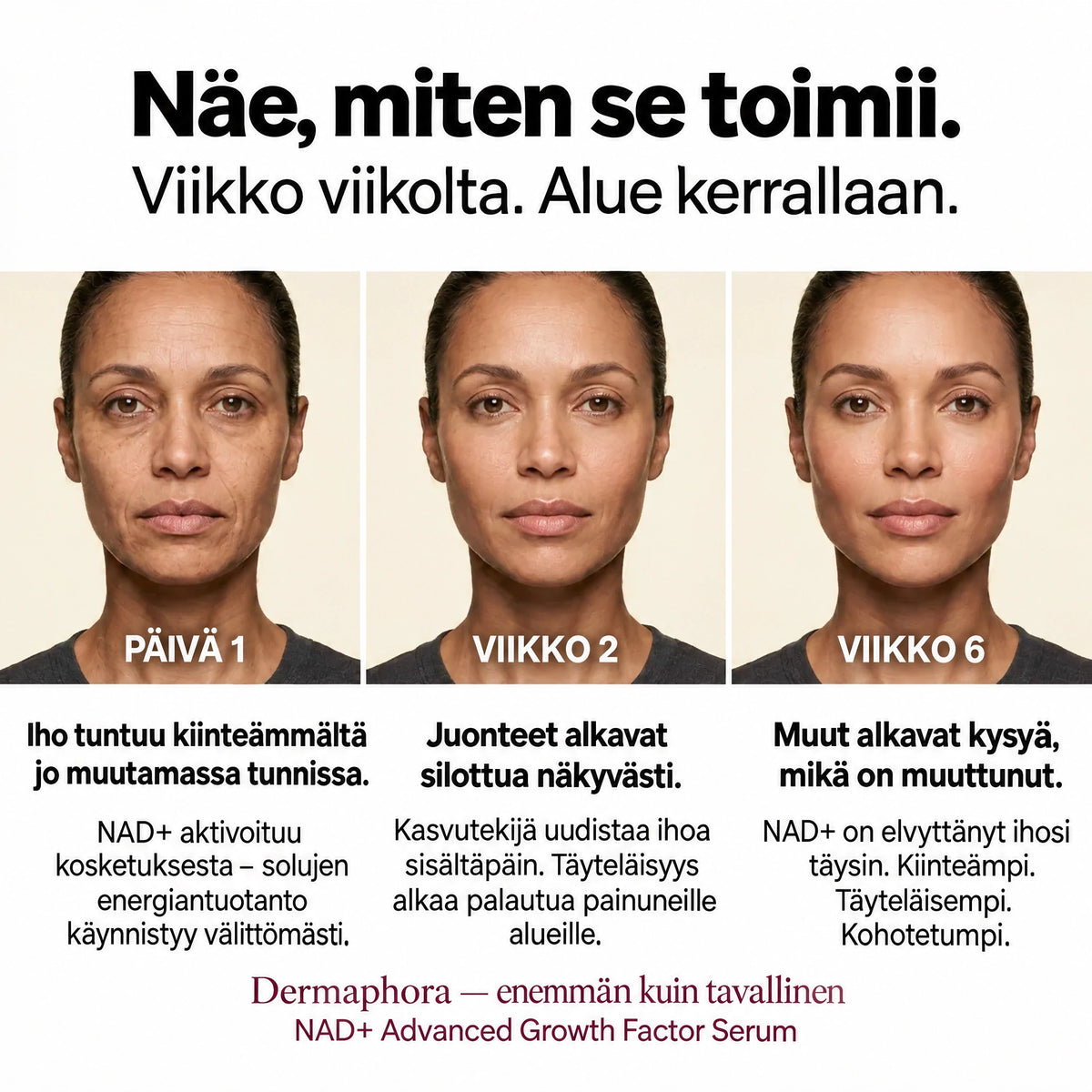 Korealainen NAD+-seerumi edistyneillä kasvutekijöillä