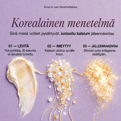 Anti-age-puikko kalsiumilla ja kollageenilla