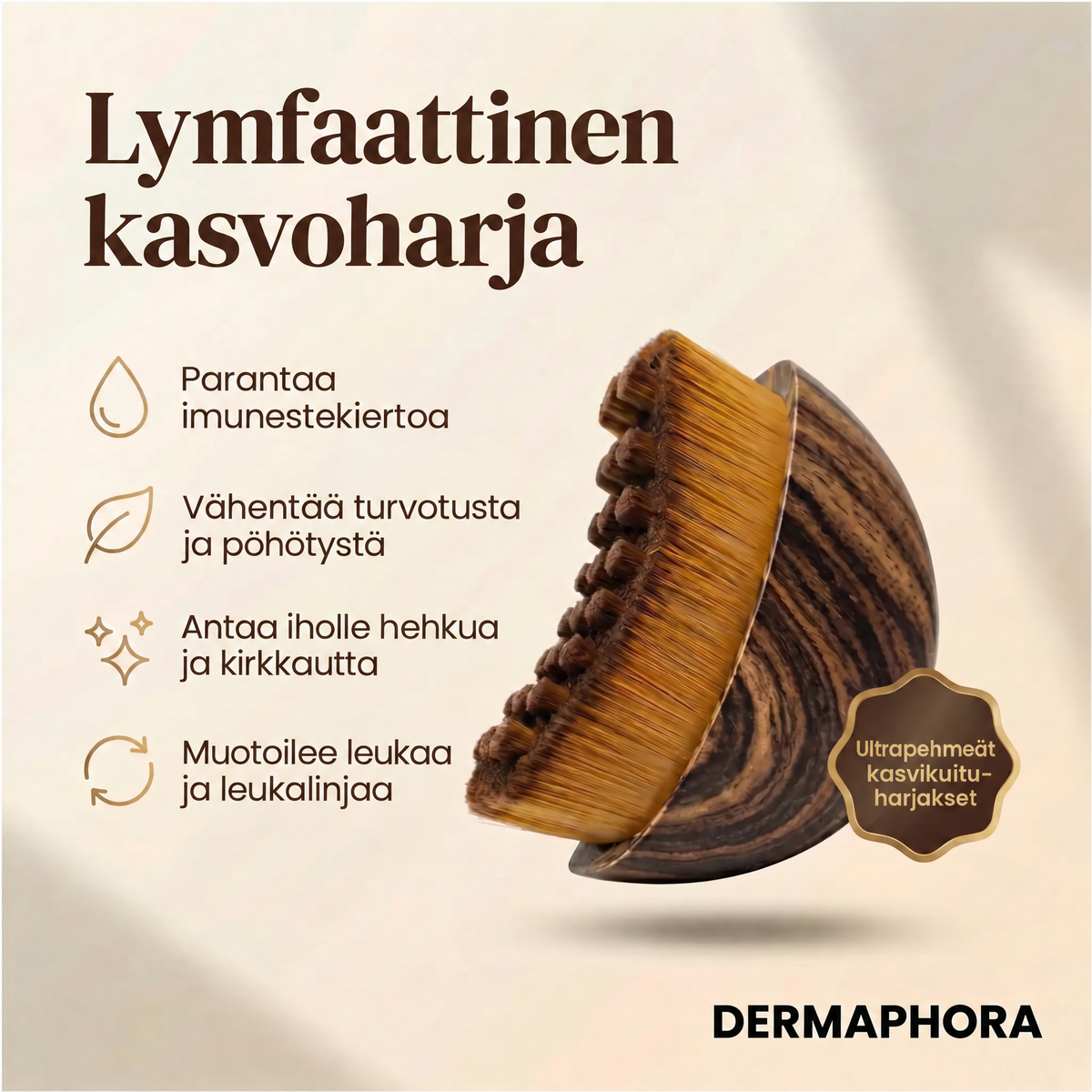 Dermaphora™ Lymfaattinen Kasvoharja